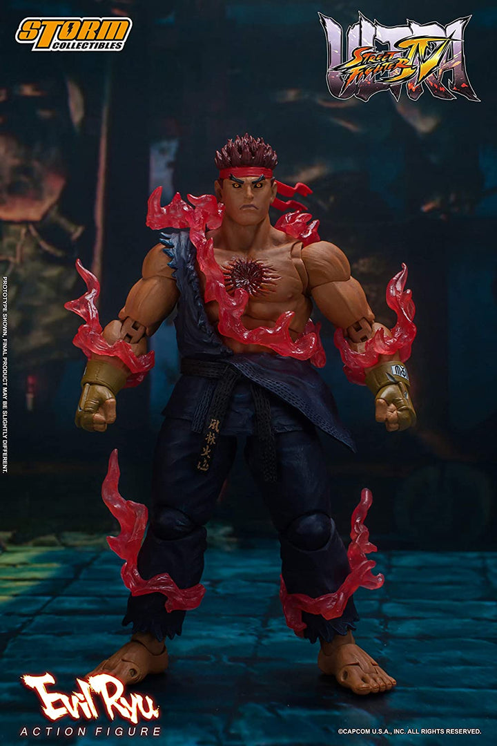 Storm Collectibles Action Figure Evil Ryu "Ultimate Street Fighter IV" | 4897072871951