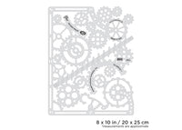 IWATA Artool Steampunk FX2 Klockwerks II Freehand Airbrush Template by Craig Fraser | 758240180913