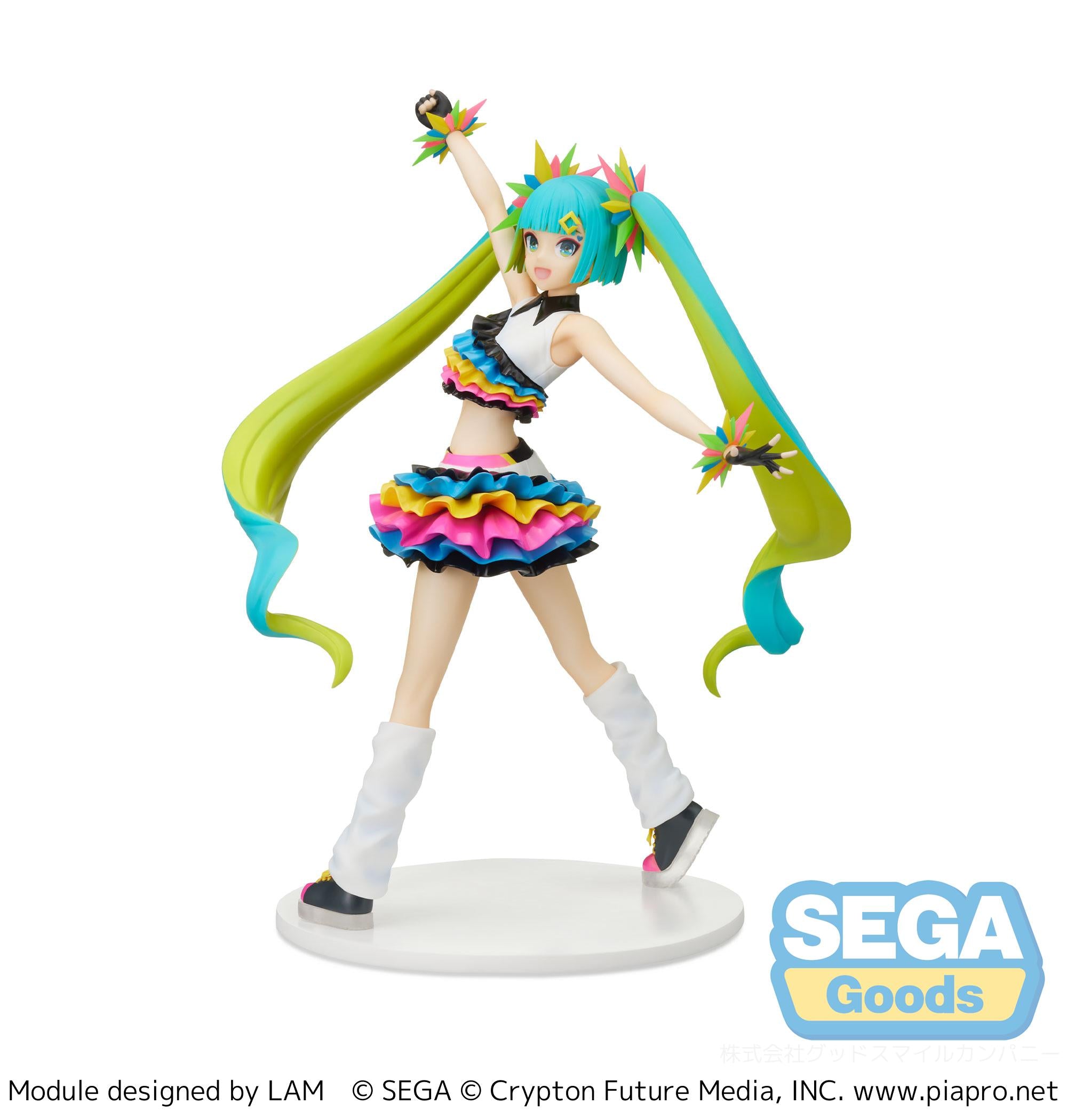 Good Smile Company Hatsune Miku Series Figurizm Project Diva Mega39's Hatsune Miku - Catch the Wave Figure