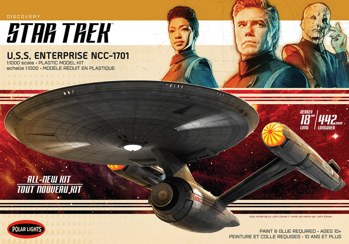 Polar Lights 1/1000 Star Trek Discovery USS Enterprise 2T | 849398040638