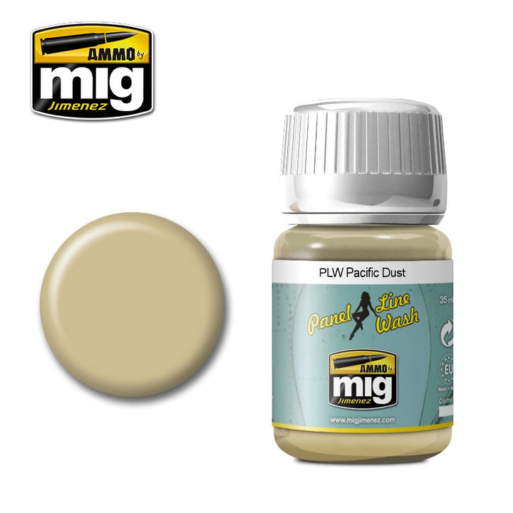 Ammo Mig Pacific Dust Panel Line Wash | 8432074016045