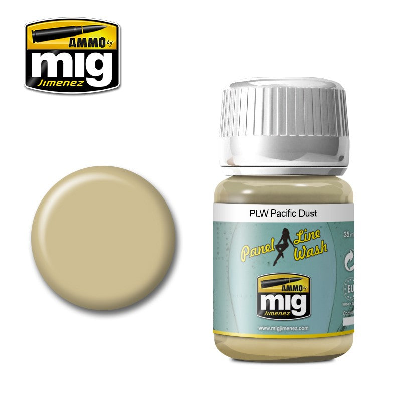 Ammo Mig Pacific Dust Panel Line Wash | 8432074016045