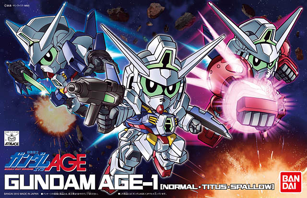Mobile Suit Gundam Age - AGE-1 Gundam AGE-1 Normal - SD Gundam BB Senshi (#369)(Bandai)