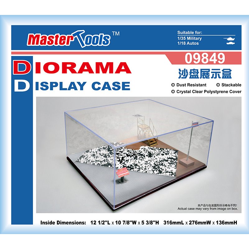 Master Tools Display Case w/ Diorama Base | 9580208098494