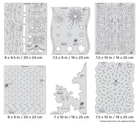 IWATA Artool Kustom FX Freehand Airbrush Template Set by Craig Fraser | 758240138341
