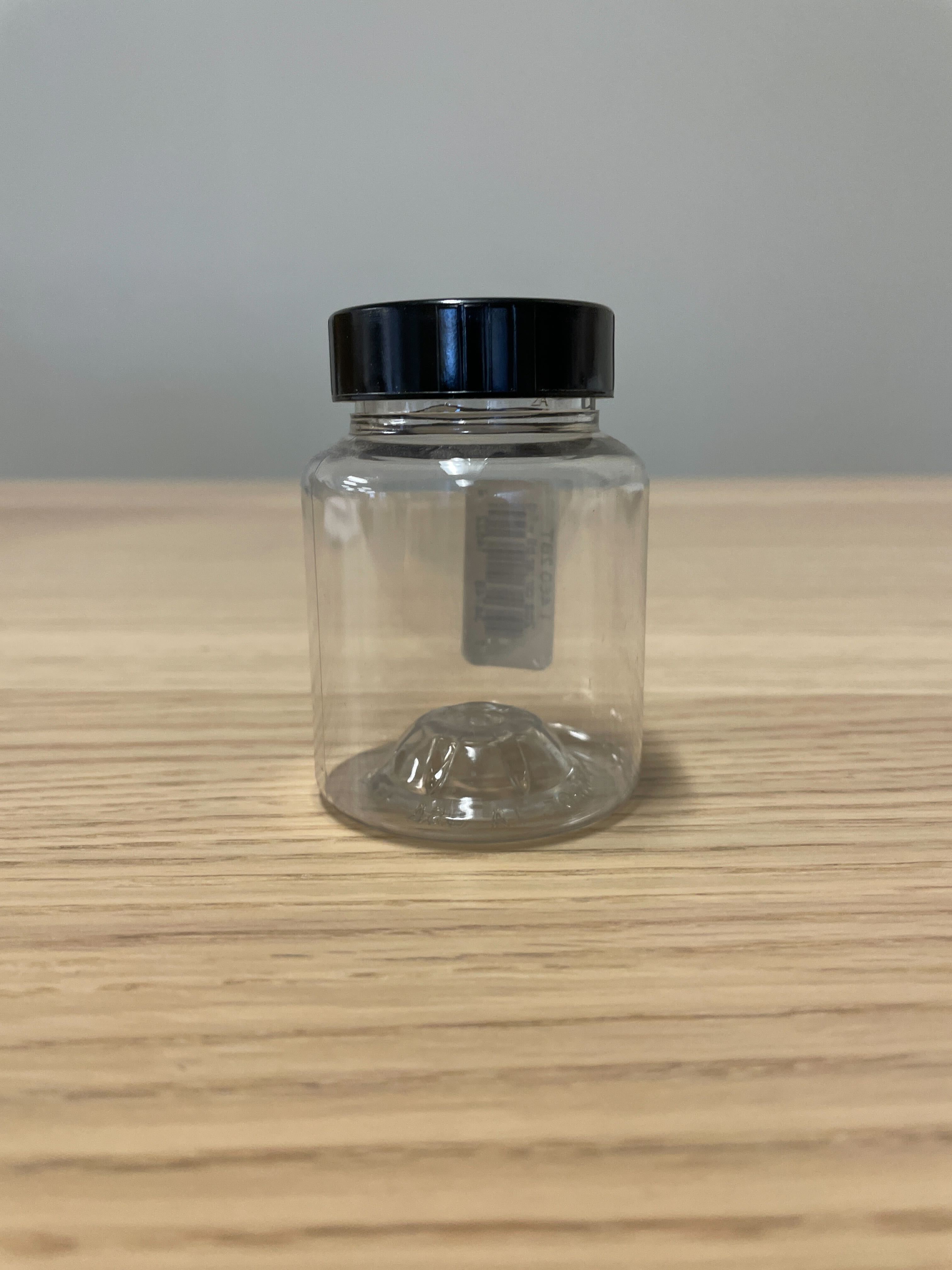 IWATA 2oz Clear Jar Bottle W/Lid | 734748146224