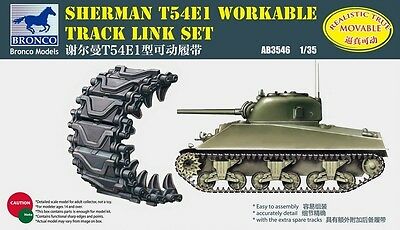 Bronco Models 1/35 Sherman T54E1 Workable Track Link Set | 4544032681661