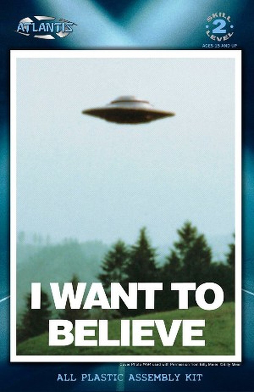 Atlantis I Want to Believe Saucer | 851721002497