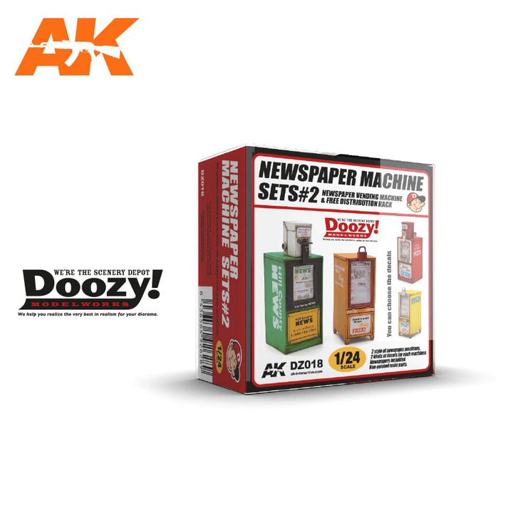 Doozy 1/24 Newspaper Machine Sets 2 | 8436564926289