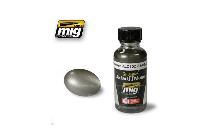 Ammo Mig Duraluminium Alclad Metallic Paint ALC102, 30ml | 8432074082026