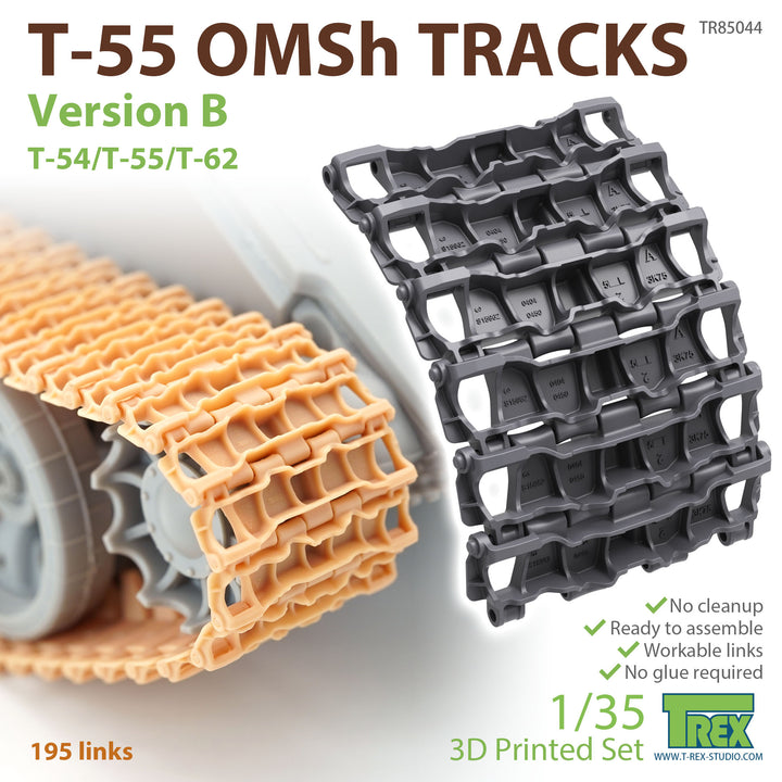 T-Rex Studio 1/35 T-55 OMSh Tracks Version B | 6973984751463