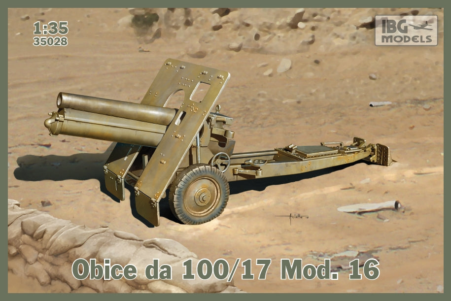 IBG Models 1/35 Obice da 100/17 Mod. 16 (Italian version of Skoda 100mm) | 5907747900455