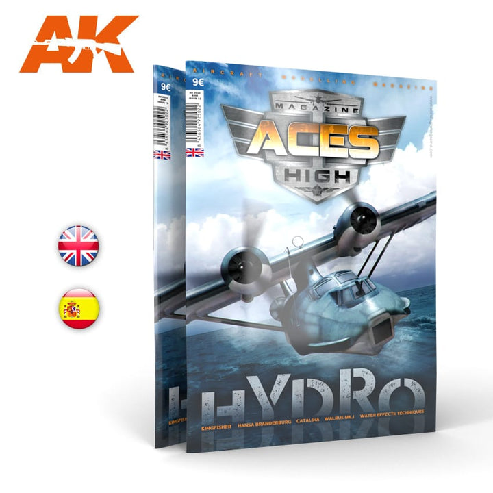 AK Interactive Aces High 12: Hydros - English | 8436564925022