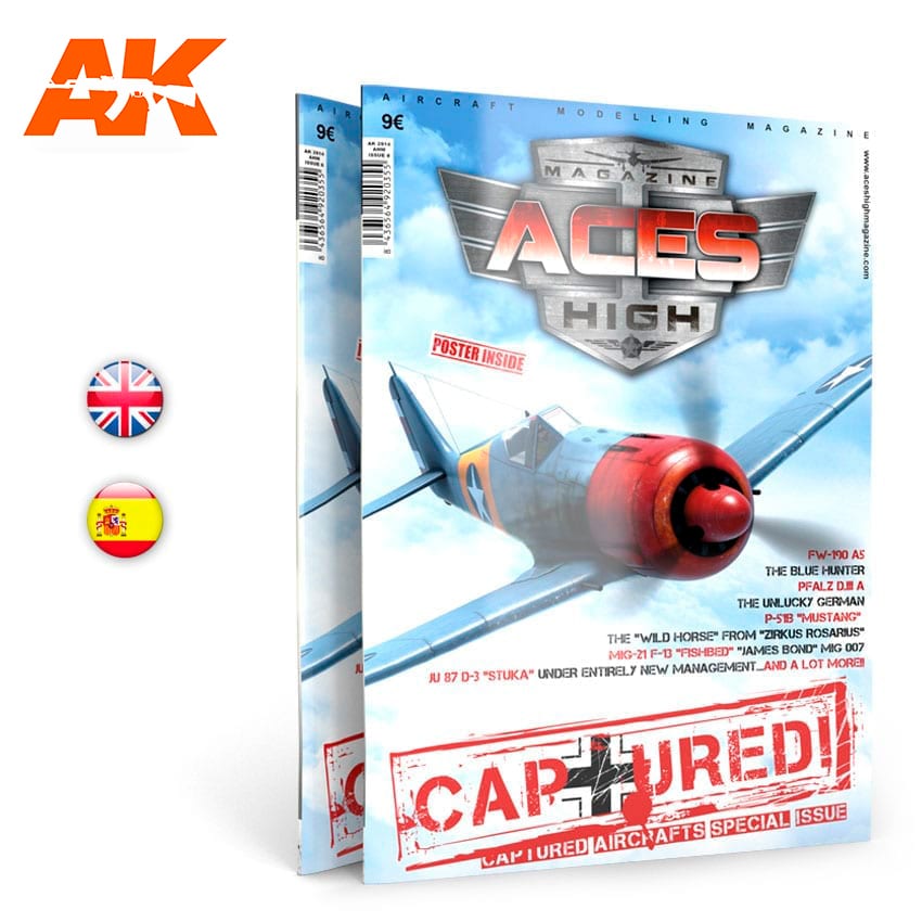 AK Interactive Aces High 08: Captured - English | 8436564920355