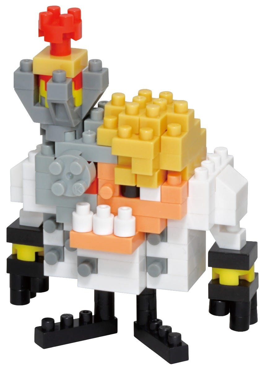 Nanoblock Character Collection Series, Dr. N.Gin 'Crash Bandicoot' | 4972825218686
