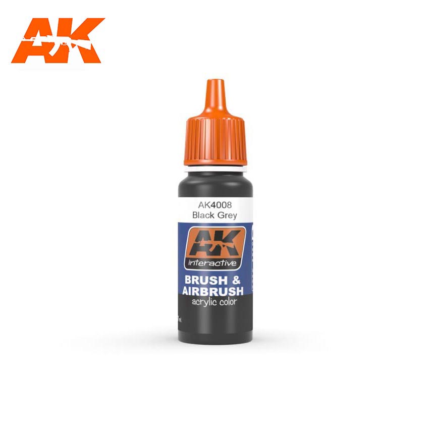AK Interactive Black Grey 17ml | 8436535574464