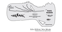 IWATA Artool #8 The Wave Maker Freehand Airbrush Template by Mark 'The Shark' Rush | 758240003083