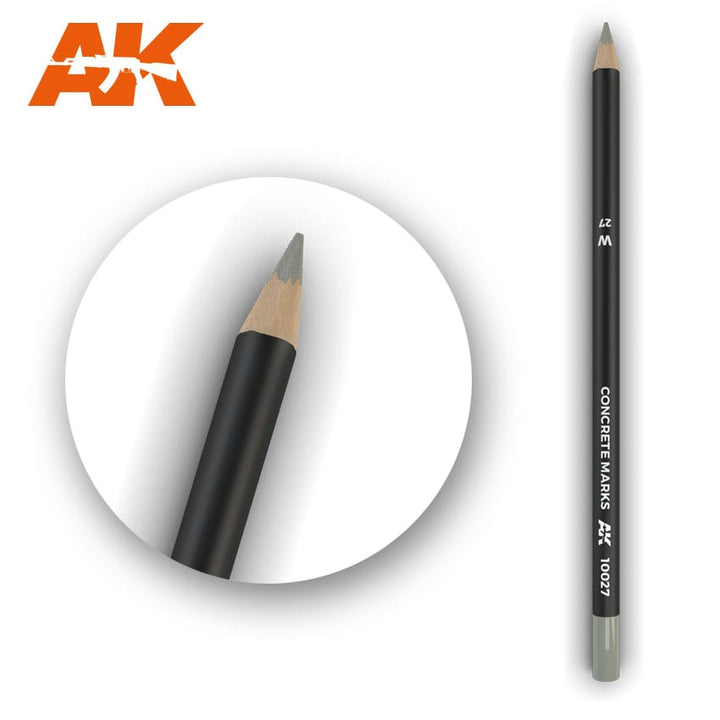 AK Interactive Weathering Pencil - Concrete Marks (Box - 5 Units) | 8436564929280
