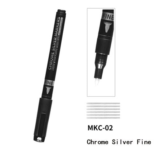 DSPIAE Chrome Silver Markers - Fine | 6970845569748