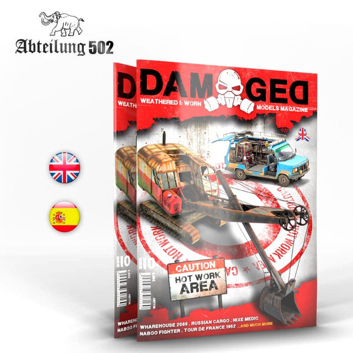 Abteilung502 DAMAGED, Worn & Weathered Models Magazine - 10 (Spanish) [Sale ends when item is out of stock] | 8435568308176