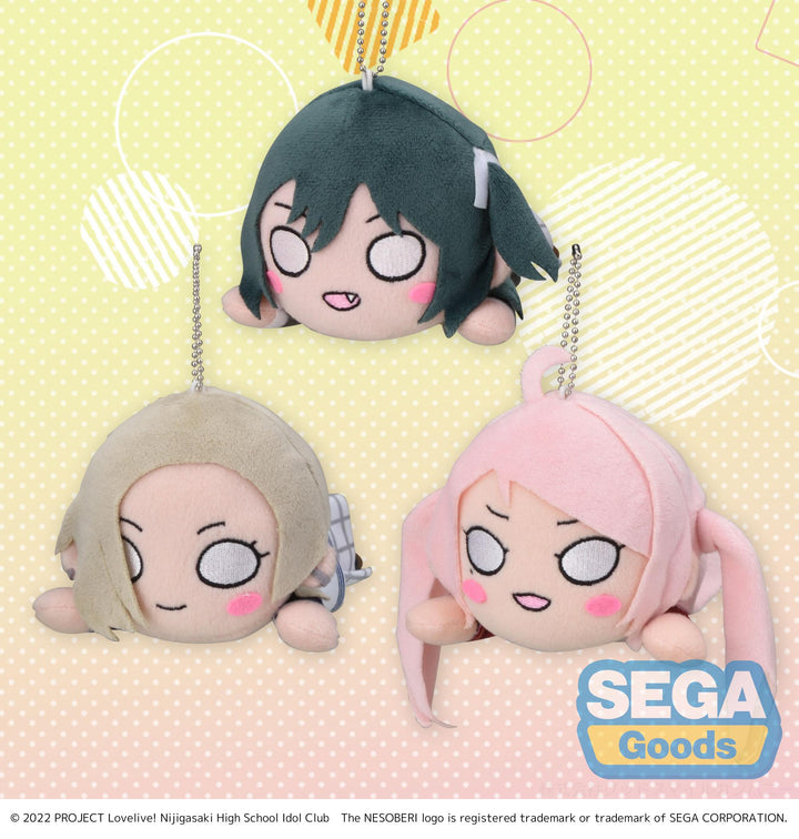 Nijigasaki High School Idol Club Series Nesoberi (Lay-Down) MP Plush Shioriko & Mia & Lanzhu | 4570001969294