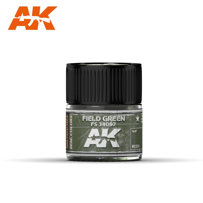 AK Interactive Real Colors Field Green FS 34097 10ml | 8436564925329