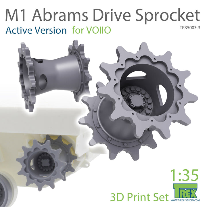 T-Rex Studio 1/35 M1 Abrams Sprocket Set A (Active Version) for Voiio | 6973984750534