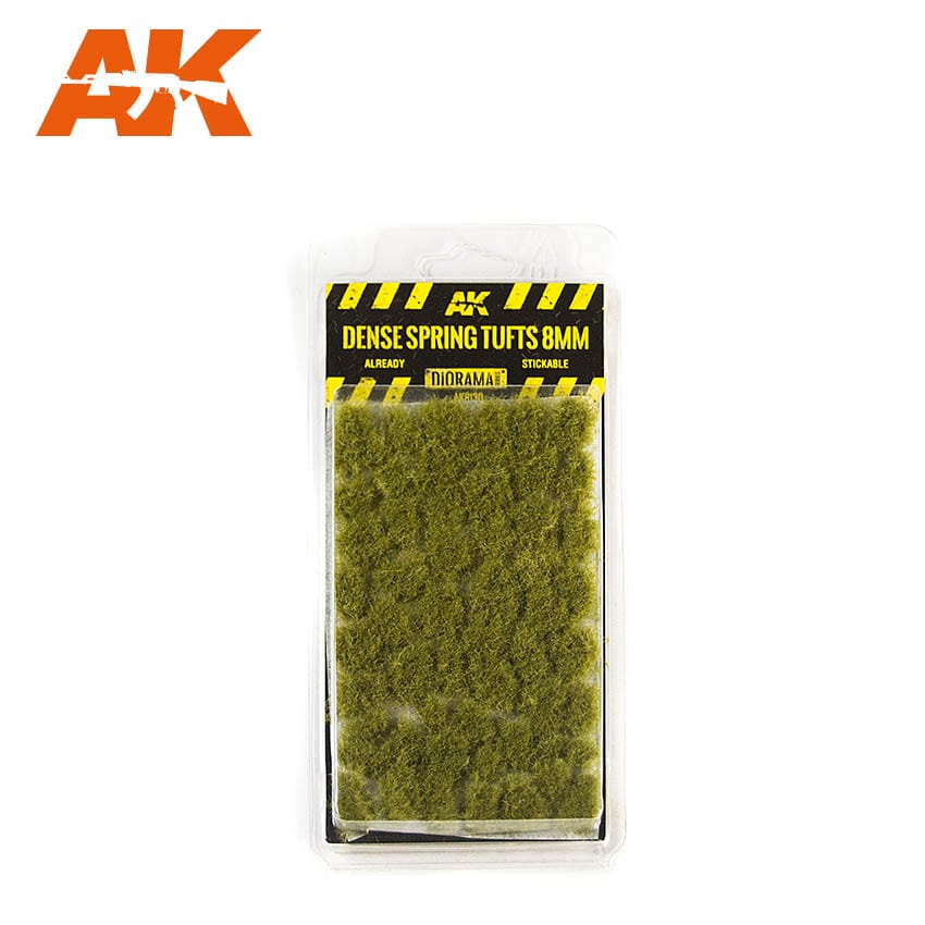 AK Interactive Dense Spring Tufts 8mm | 8435568301542