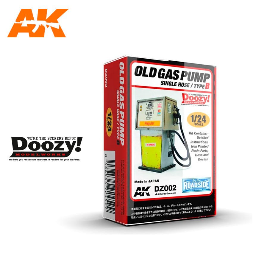 Doozy 1/24 Old Gas Pump Single Hose / Type B | 8436564924599