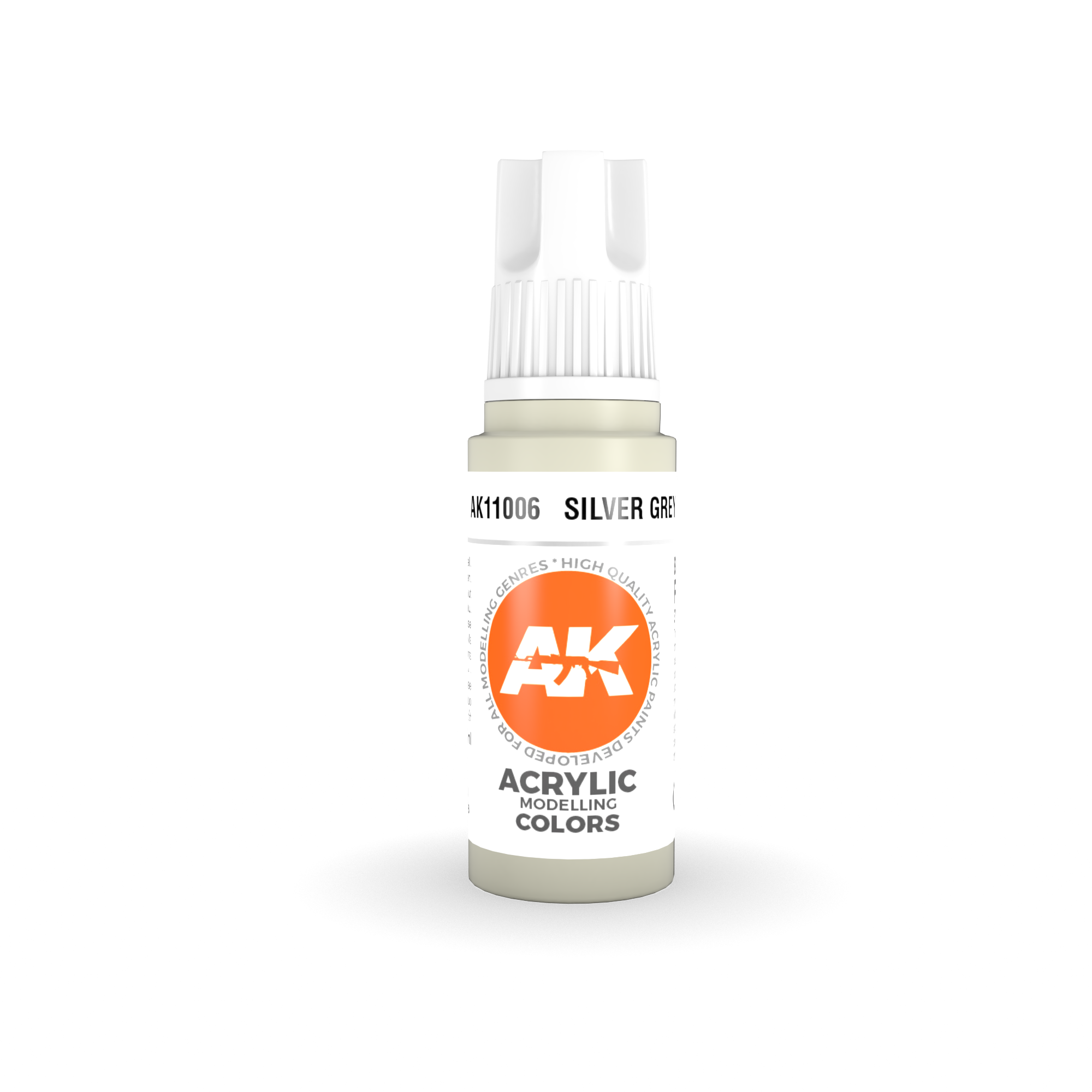 AK Interactive 3G Acrylic Silver Grey 17ml | 8435568302396