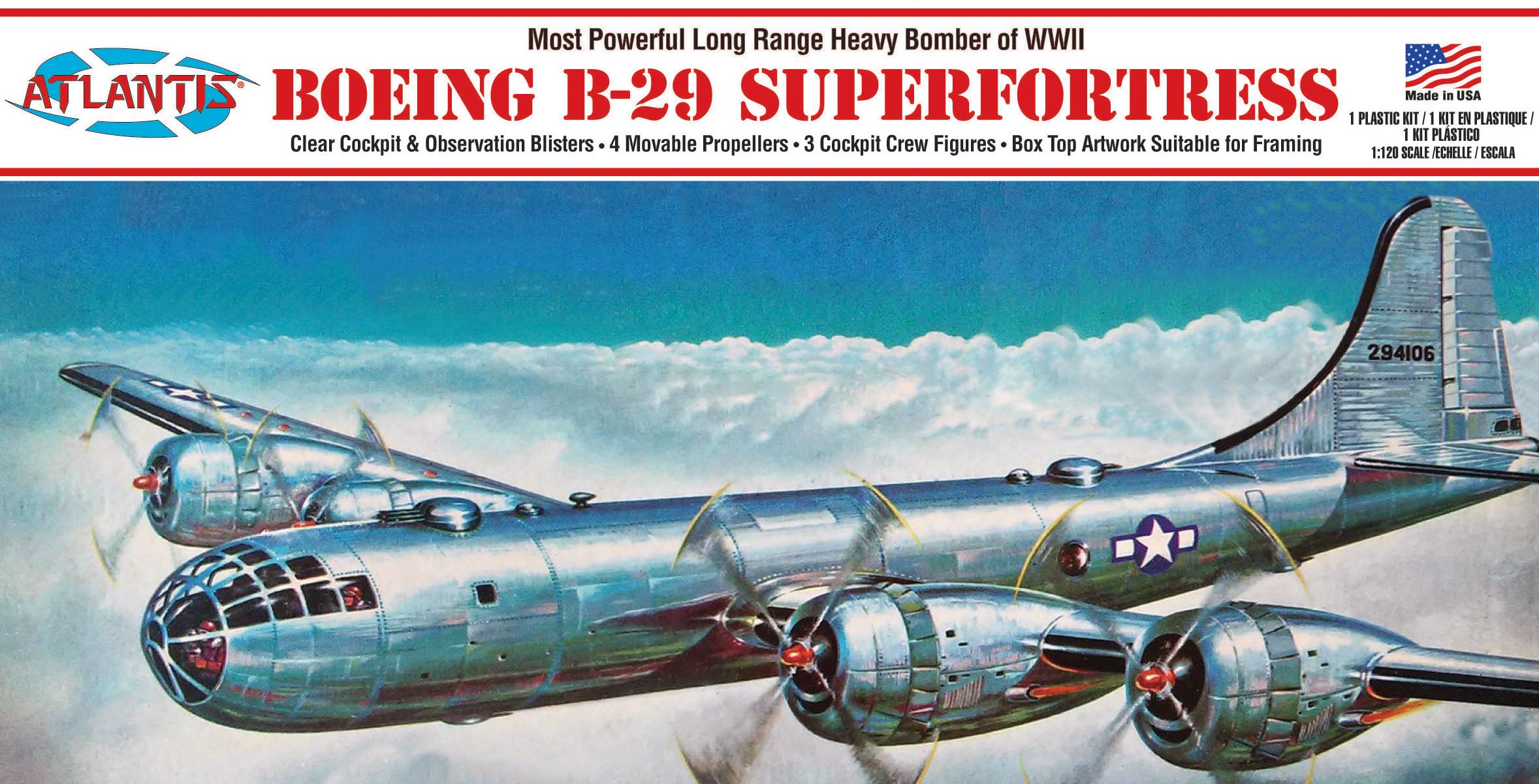 Atlantis 1/120 B-29 Superfortress Bomber | 850002740462