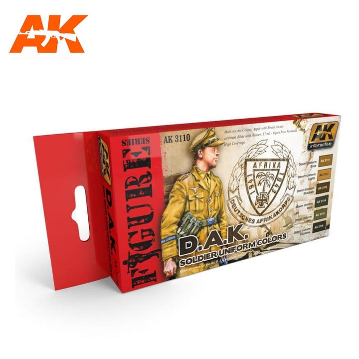 AK Interactive D.A.K. Soldier Uniform Colors | 8436535574310