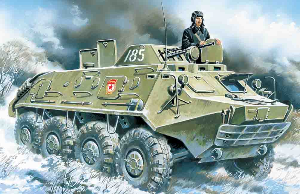 ICM 1/72 BTR-60PB, Armoured Personnel Carrier | 4823044401826
