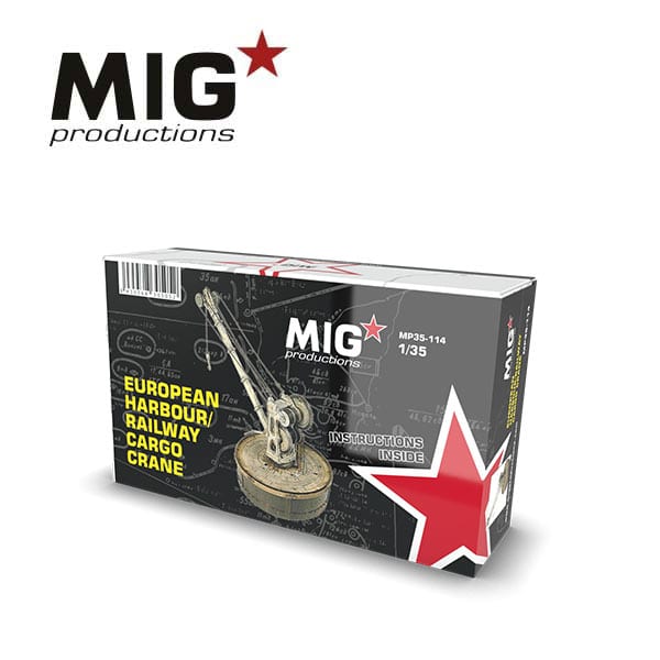 MIG 1/35 European Harbour / Railway Cargo Crane | 8435568305052