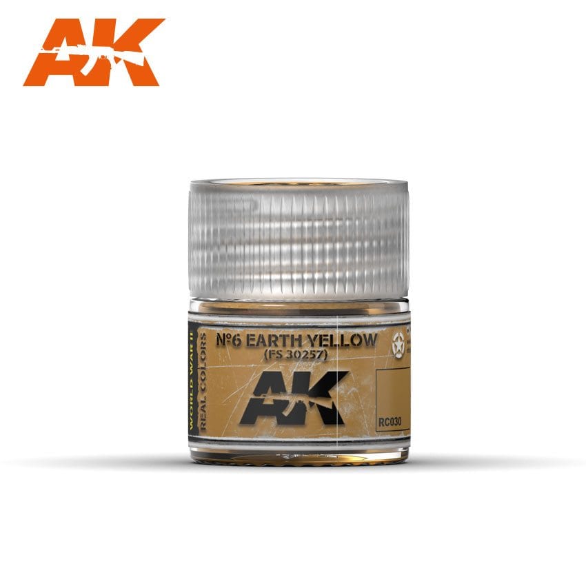 AK Interactive Real Colors No6 Earth Yellow FS 30257 10ml | 8436564922618