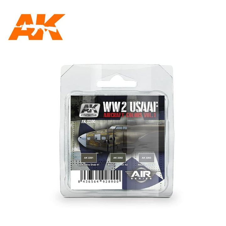 AK Interactive WW2 USAAF Aircraft Colors Vol 1 | 8436564928900