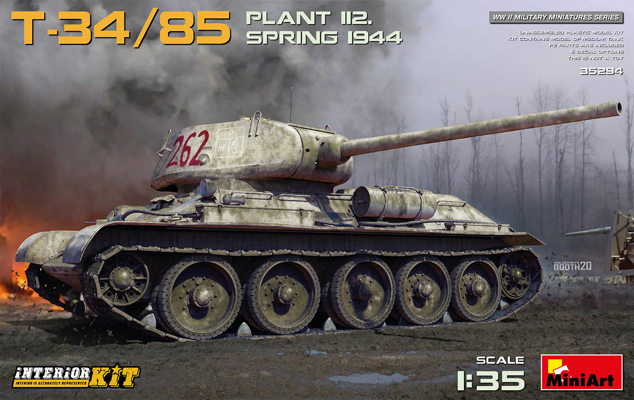 Miniart 1/35 T-34-85 Plant 112 Spring 1944, Interior Kit | 4820183313782