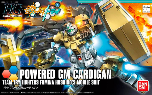 Bandai #19 Powered GM Cardigan 'Gundam Build Fighters Try', Bandai HGBF 1/144