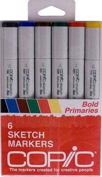 Copic Sketch Marker Bold Primaries 6Pc Set | 4511338059135