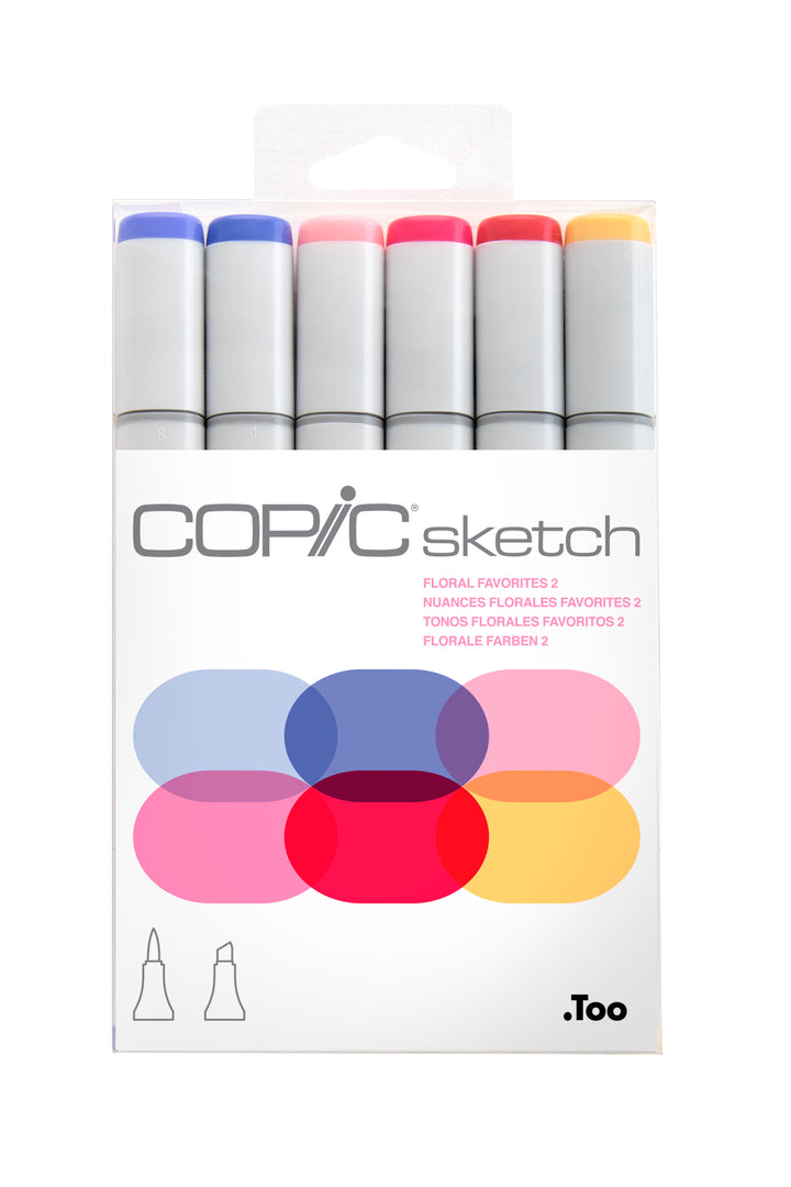 Copic Sketch Marker Floral Favorites II 6Pc Set | 4511338052778