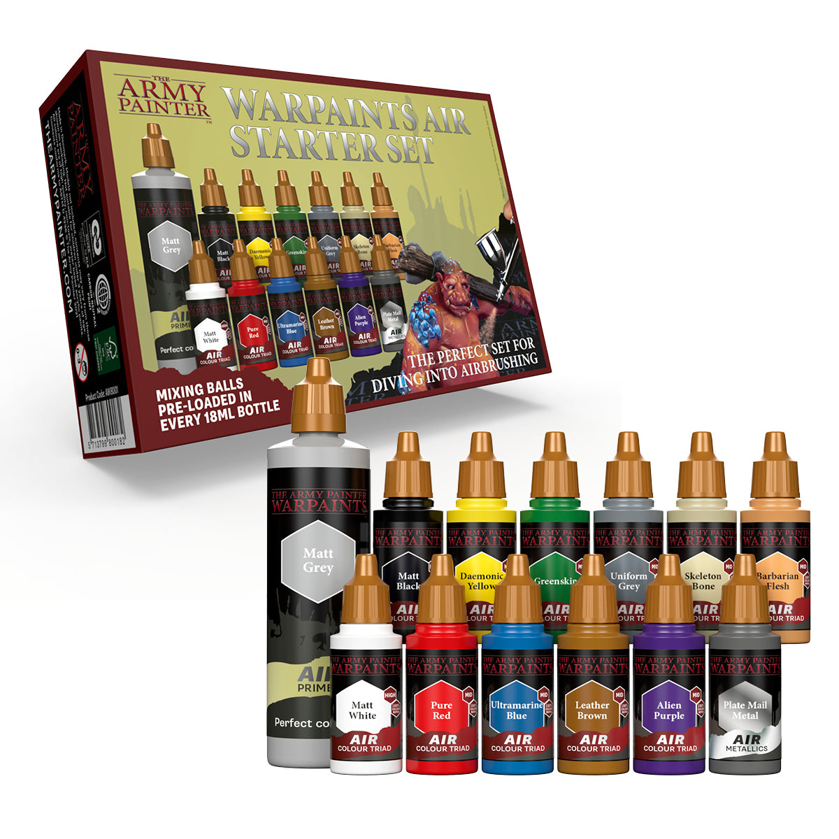 Army Painter Warpaints Air Starter Set | 5713799800182