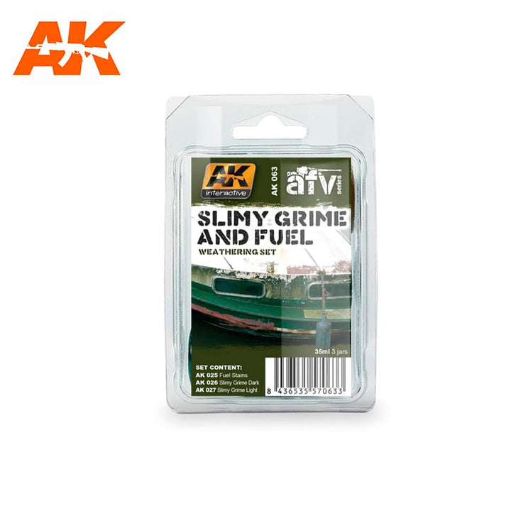 AK Interactive Slimy Grime And Fuel Set | 8436535570633