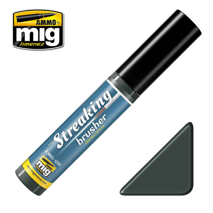 Ammo Mig Streakingbrusher - Winter Grime | 8432074012559