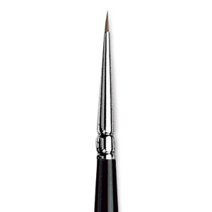 Da Vinci Watercolor Series 10 Maestro Kolinsky Sable Brush - Round, Short Handle, Size 3/0 | 4017505000240