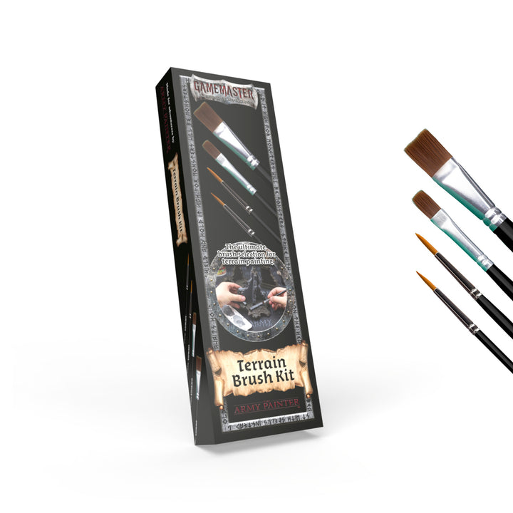 GAMEMASTER Terrain Brush Kit, 4 Brushes | 5713799400696