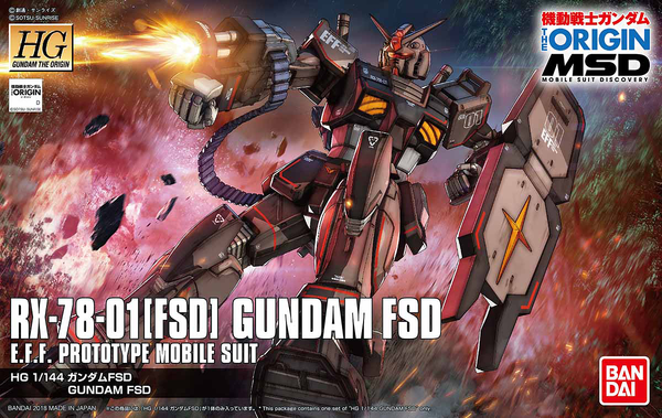 Bandai HG #021 1/144 RX-78-01 Gundam FSD 'Gundam The Origin'