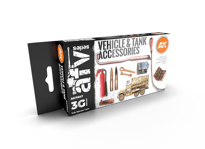 AK Interactive 3G Tank Accessories | 8435568311114