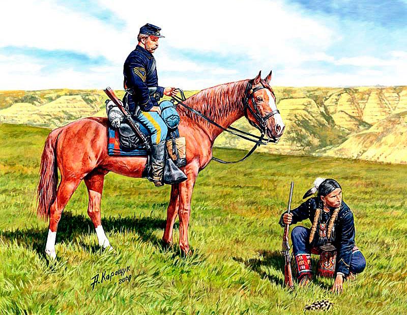 MASTER BOX U.S. Civil War Series: Yankee Scout and Tracker | 4820113080227