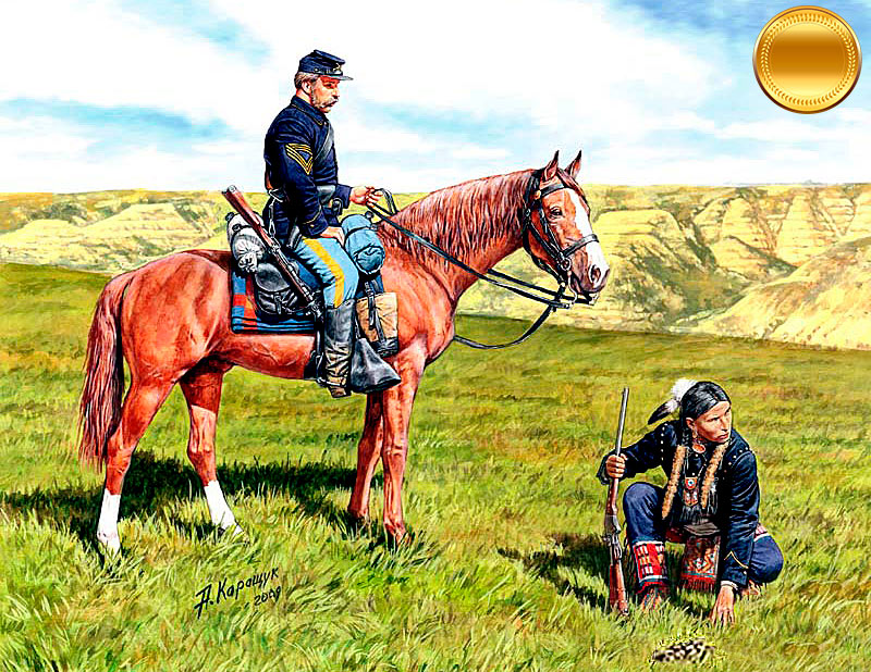 MASTER BOX U.S. Civil War Series: Yankee Scout and Tracker | 4820113080227