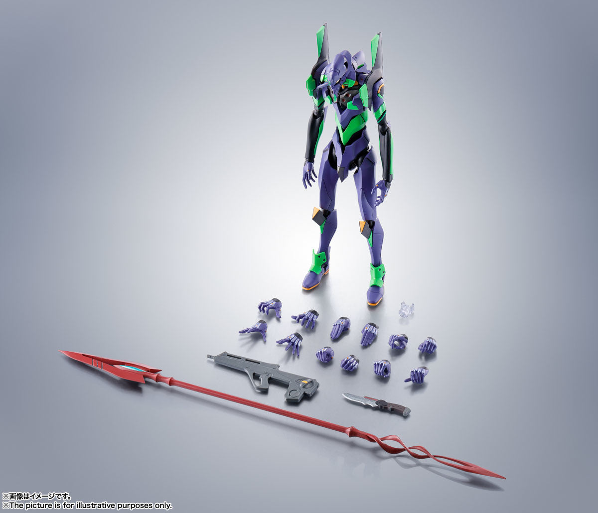 EVA-01 - Robot Spirits, Robot Spirits <Side EVA> - + Cassius no Yari(Bandai Spirits) - P-REX Hobby